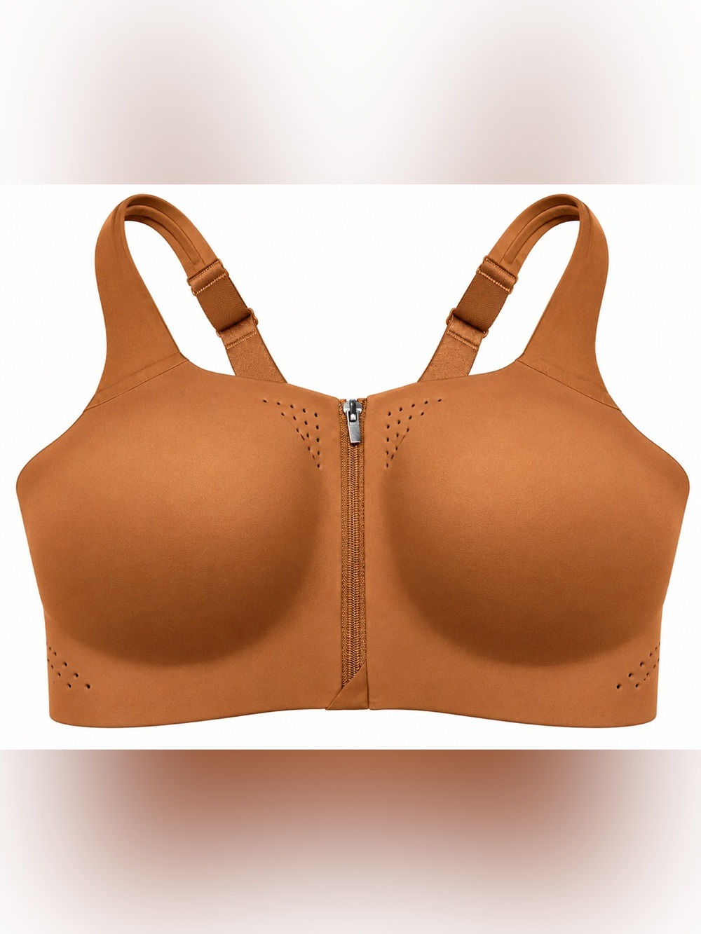 Victoria's Secret Featherweight Max Front-Close Sports Bra Max Support Caramel